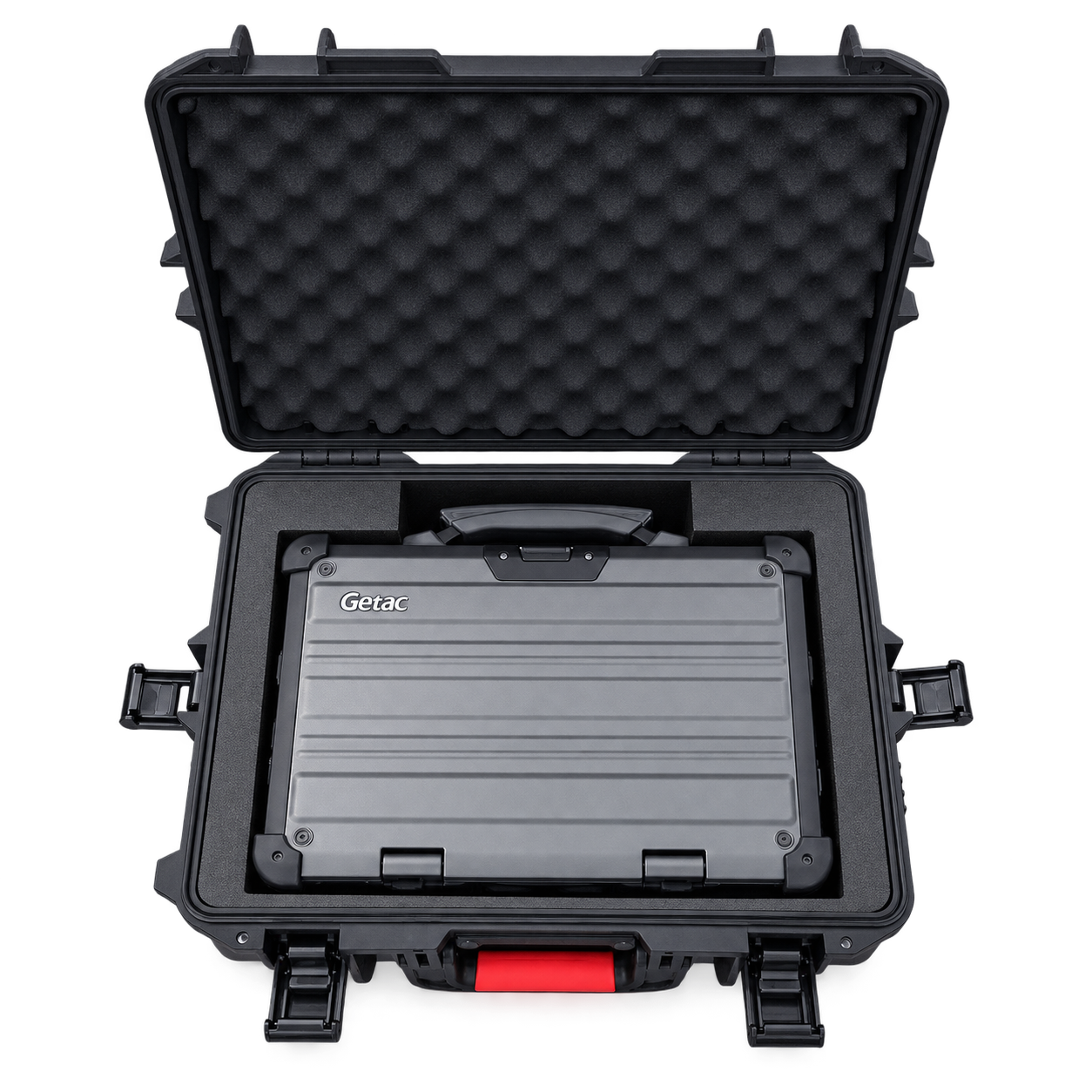 离线检测设备与防护箱精修展示图 Retouched inspection equipment and protective carrying case